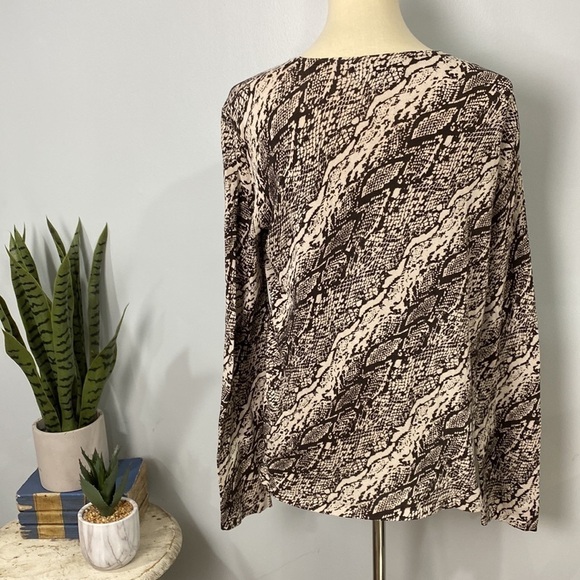 Jones New York snake print top - Picture 4 of 6